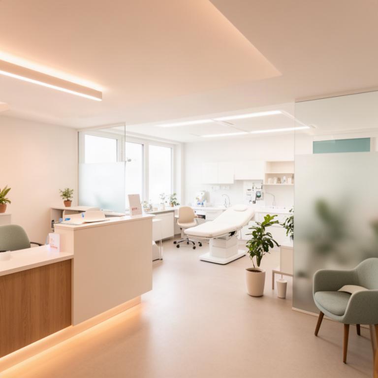 Helle moderne Gemeinschaftspraxis im Freiamt mit Empfang, Behandlungszimmer und ruhiger Arbeitsatmosphäre
